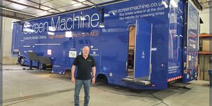 Cinema truck bringing film literacy to the people of Scotland