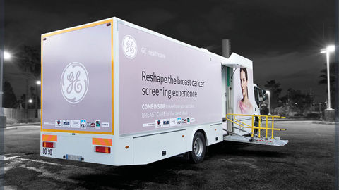 Original mobile mammography solution for easy access to preserve women's health