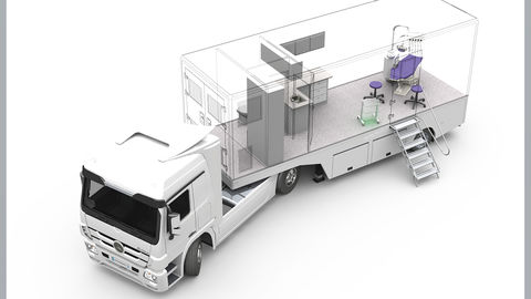 Mobile dental screening and care units