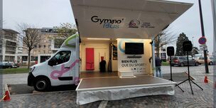 A mobile facility for company sports sessions