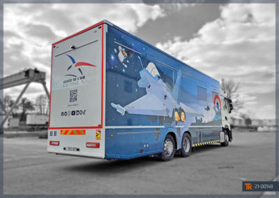 Mobile promotional unit for the French Air and Space Force