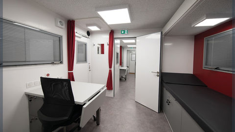 New design for the mobile occupational health and prevention centre for AMSN