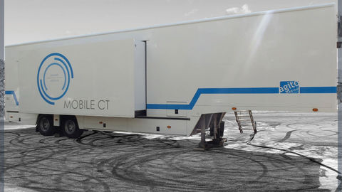 Mobile tomography truck providing immediate medical response