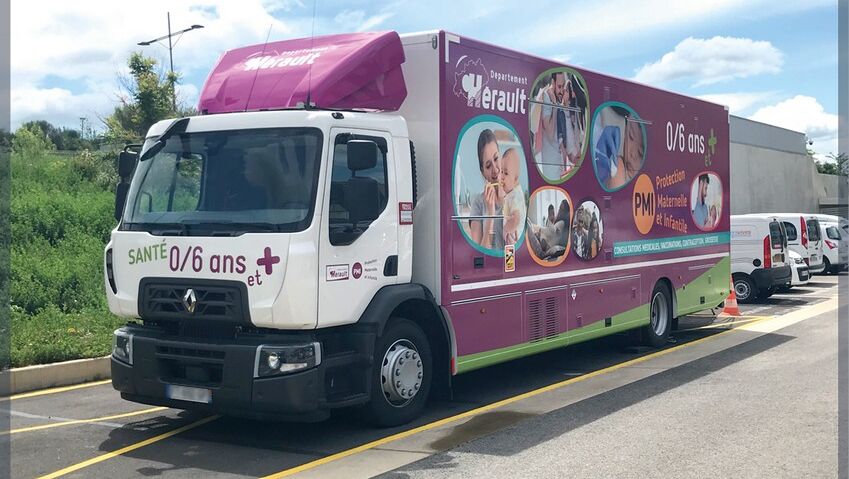 The Hérault region is equipped with a mobile medical truck for maternal and child protection The Hérault region is equipped with a mobile medical truck for maternal and child protection