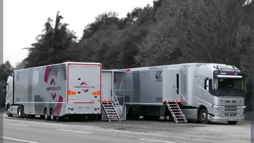 2 new OB vans for AMP VISUAL TV 2 new OB vans for AMP VISUAL TV
